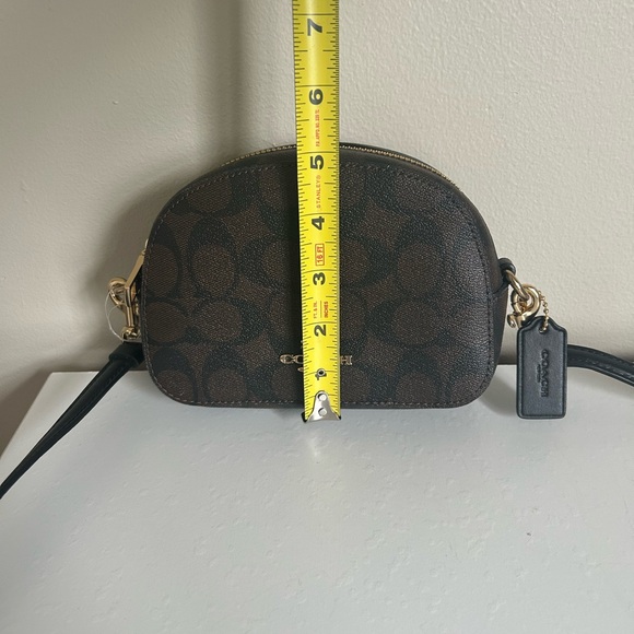 Coach Brown and Black Crossbody Bag - Picture 6 of 7